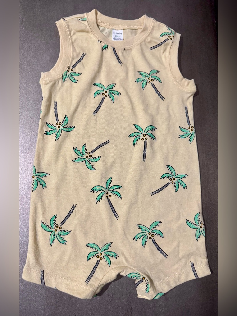 2 Sleeveless Short Rompers - Picture 3 of 3